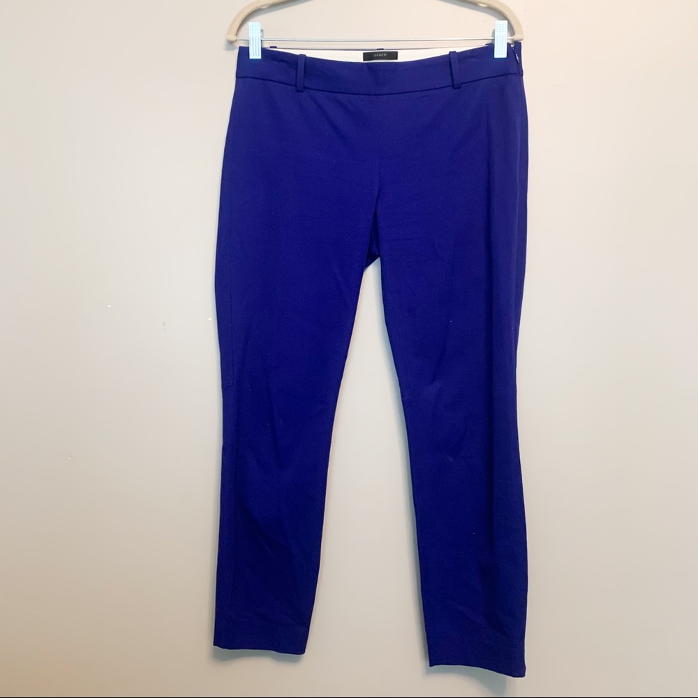 J.Crew Blue Minnie Crop Career Wear Pants 4